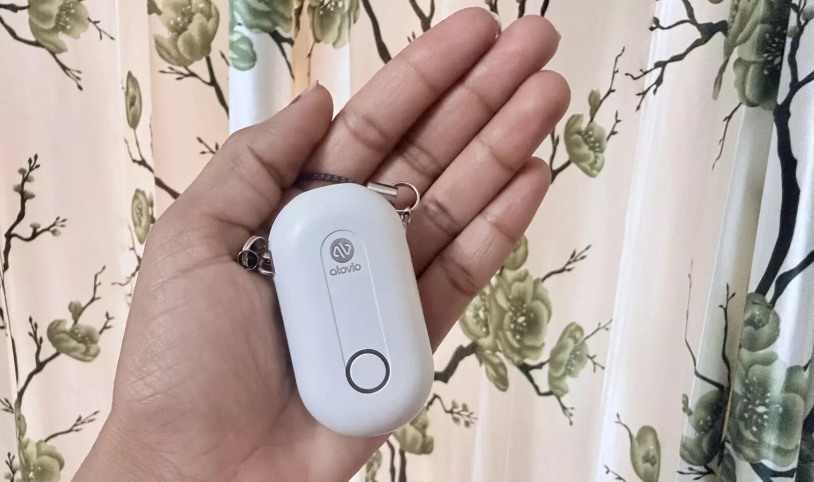 Atovio Pebble wearable air purifier design