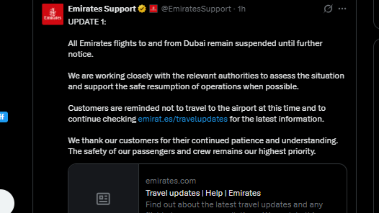Emirates support