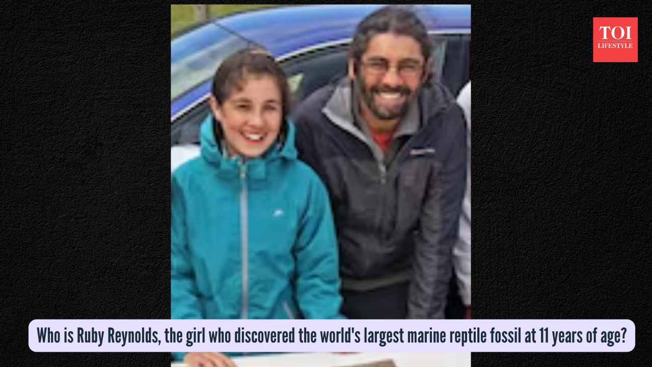 Who is Ruby Reynolds, the girl who discovered the world's largest marine reptile fossil at 11 years of age