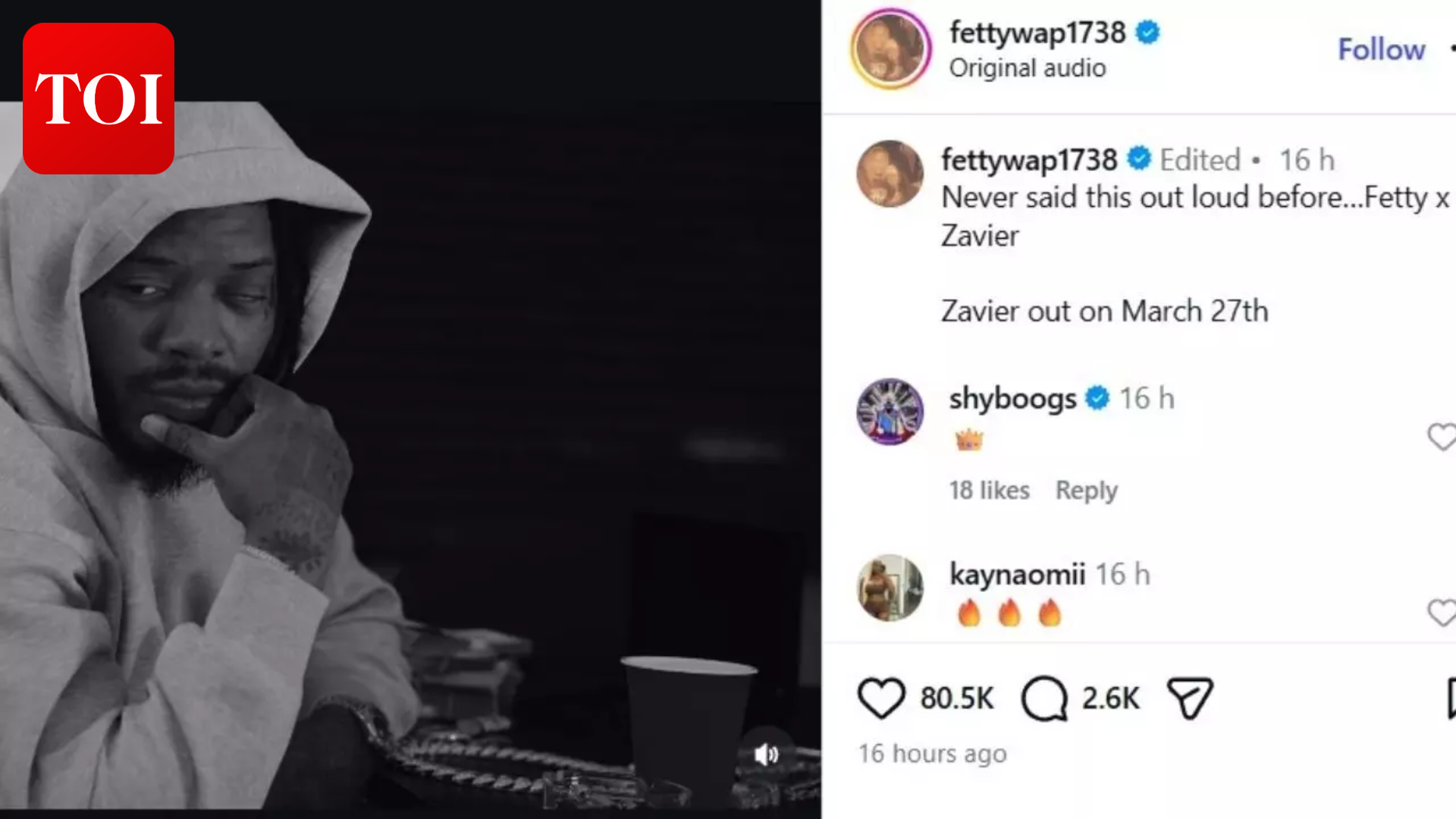 Fetty Wap instagram post