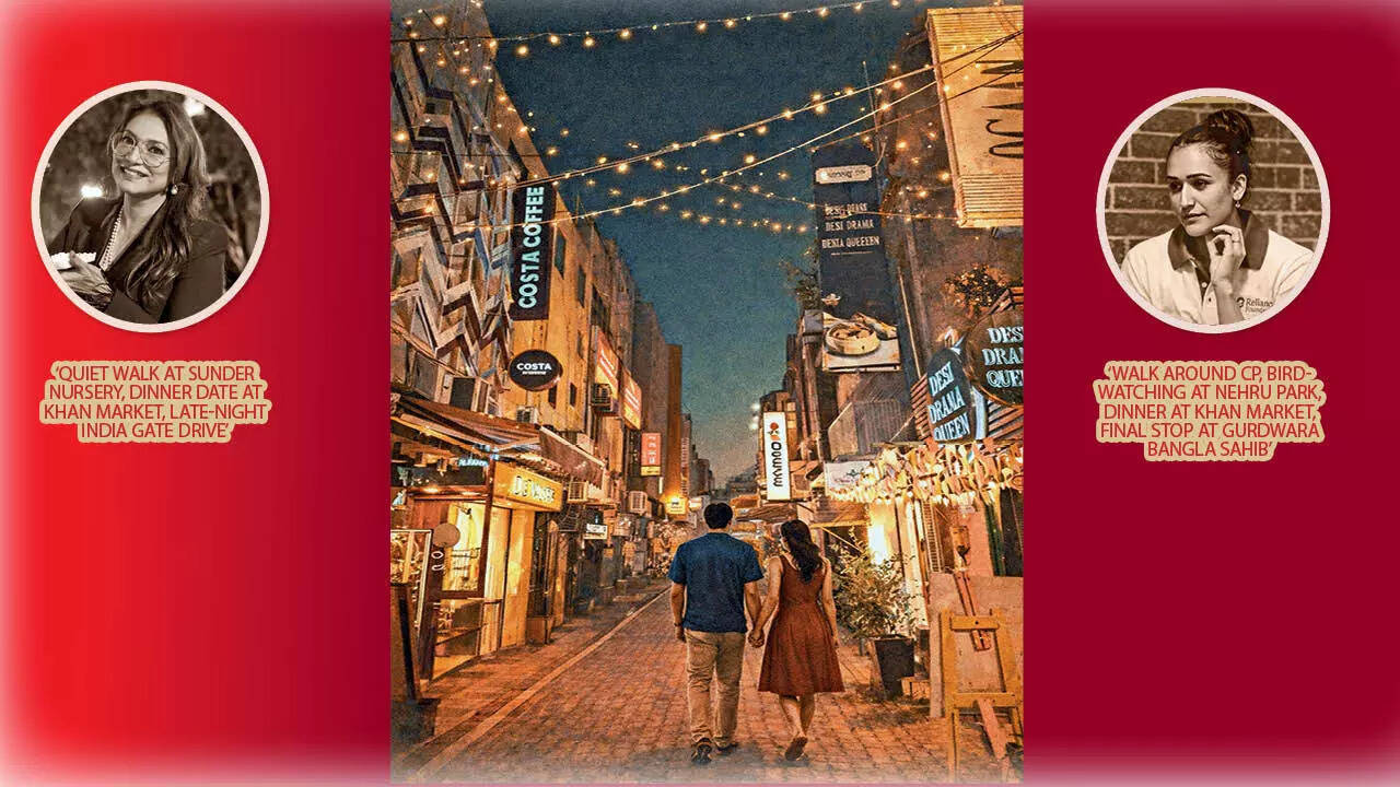 Table tennis player  Manika Batra loves walking around Connaught Place, while fashion designer Charu Parashar says a dinner date at Khan Market is a must