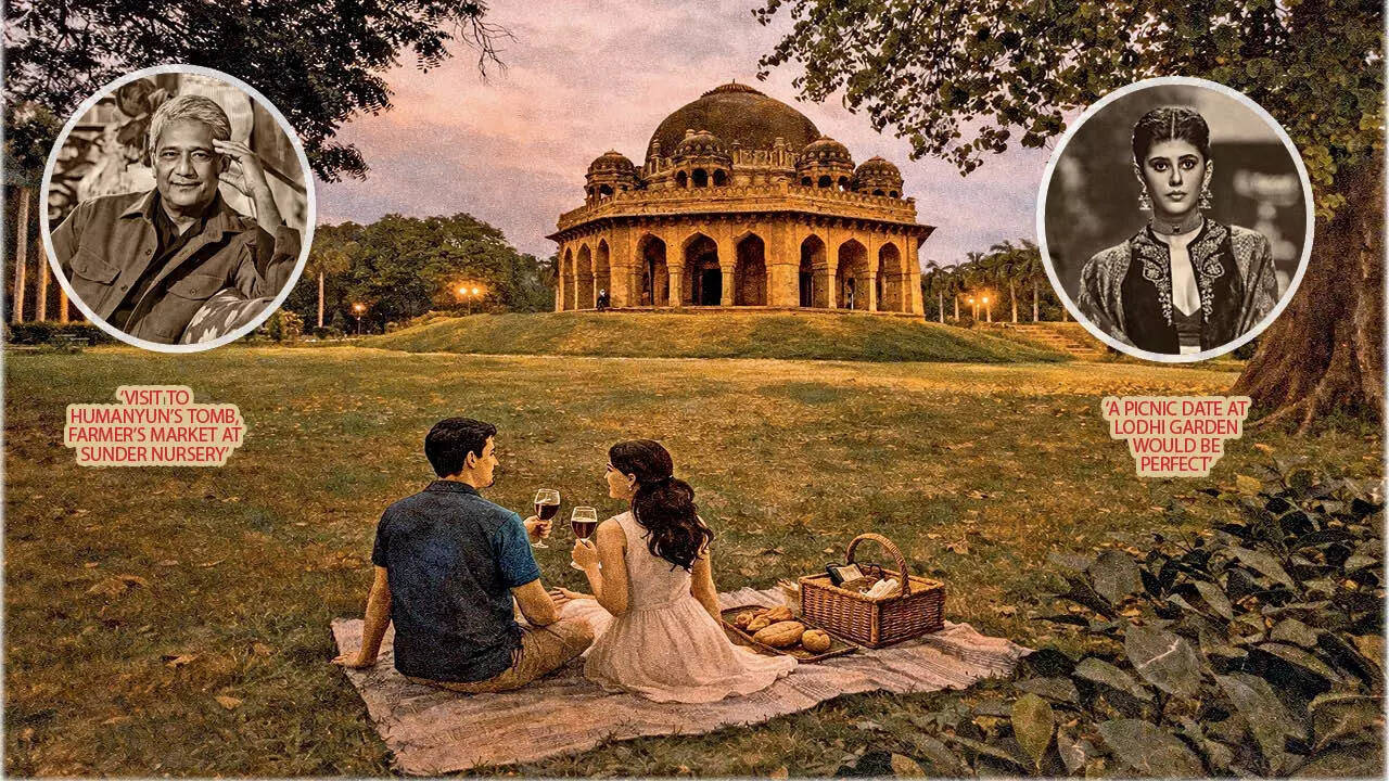 Picnic at Lodhi Garden is actress Sanjana Sanghi's favourite activity. Actor Adil Hussain loves visiting the historic Humanyuns Tomb