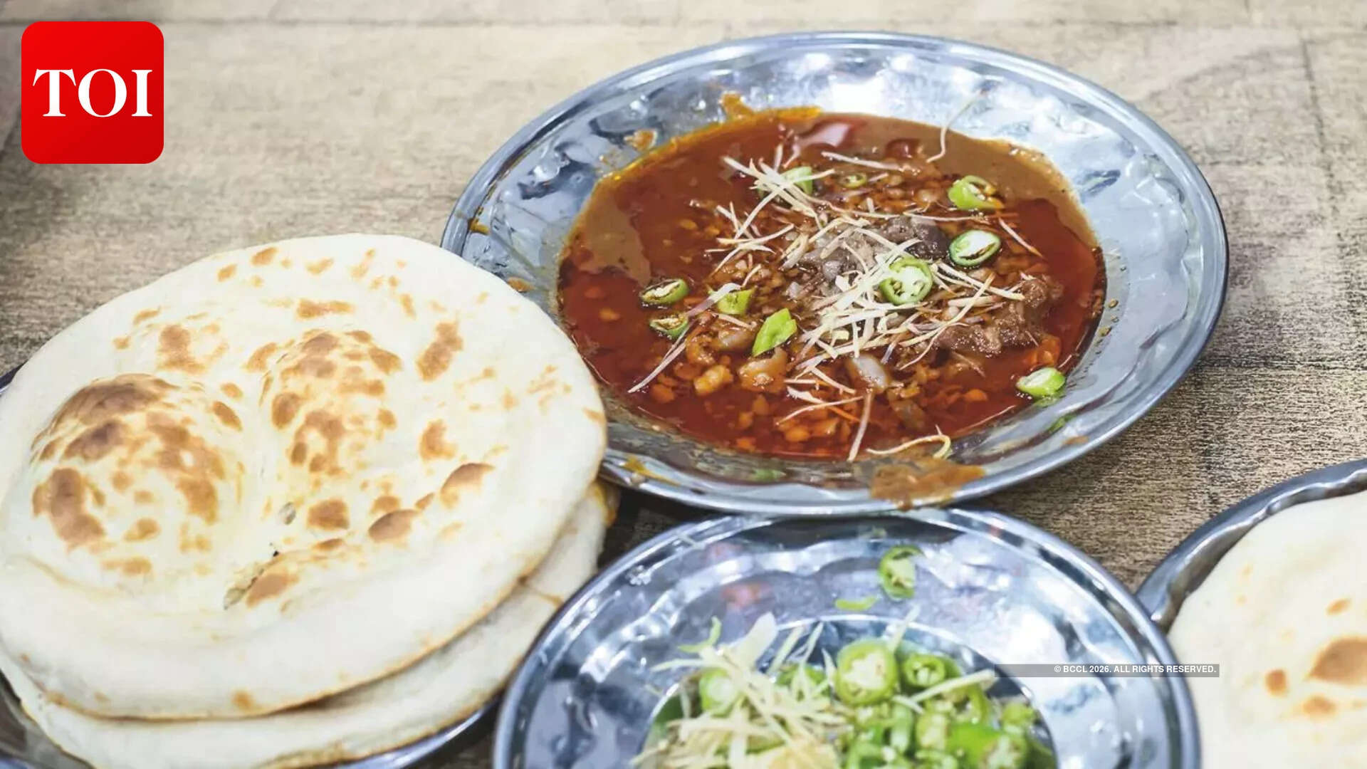 Nihari with tandoori roti