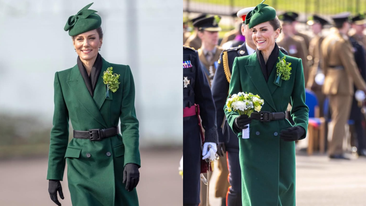 Kate Middleton in Alexander McQueen coat