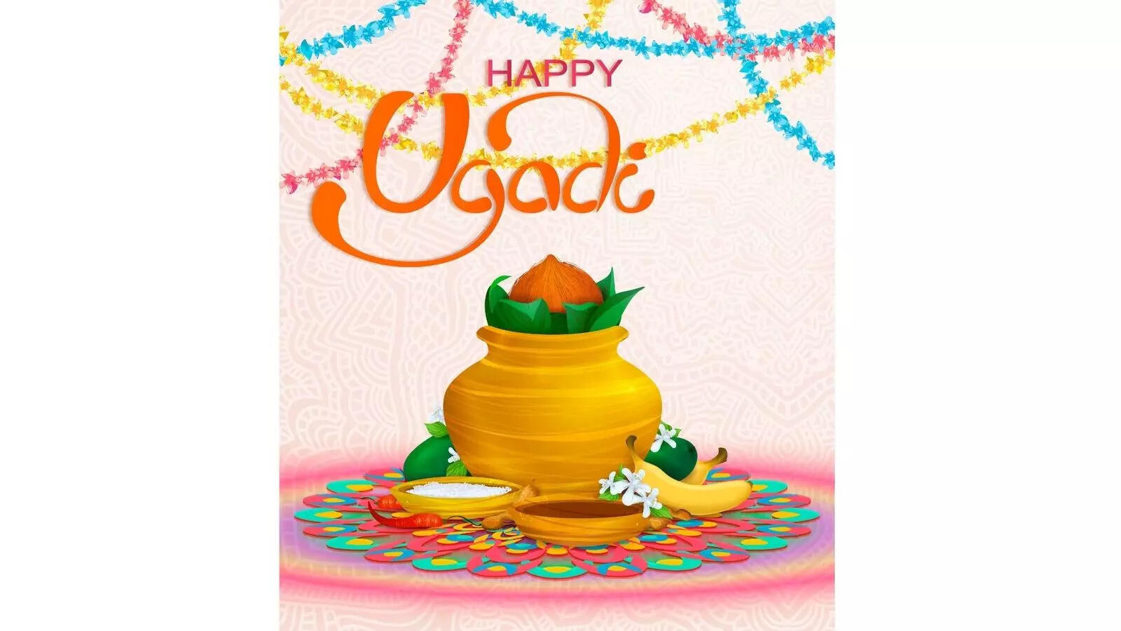 Happy Ugadi 2026: Wishes, Messages, Quotes, Images, Rangoli Designs, Facebook & Whatsapp status