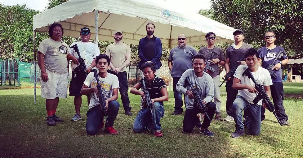 Matthew Aaron VanDyke's organisation Sons of Liberty International trained local residents in Philippines as per his Instagram profile