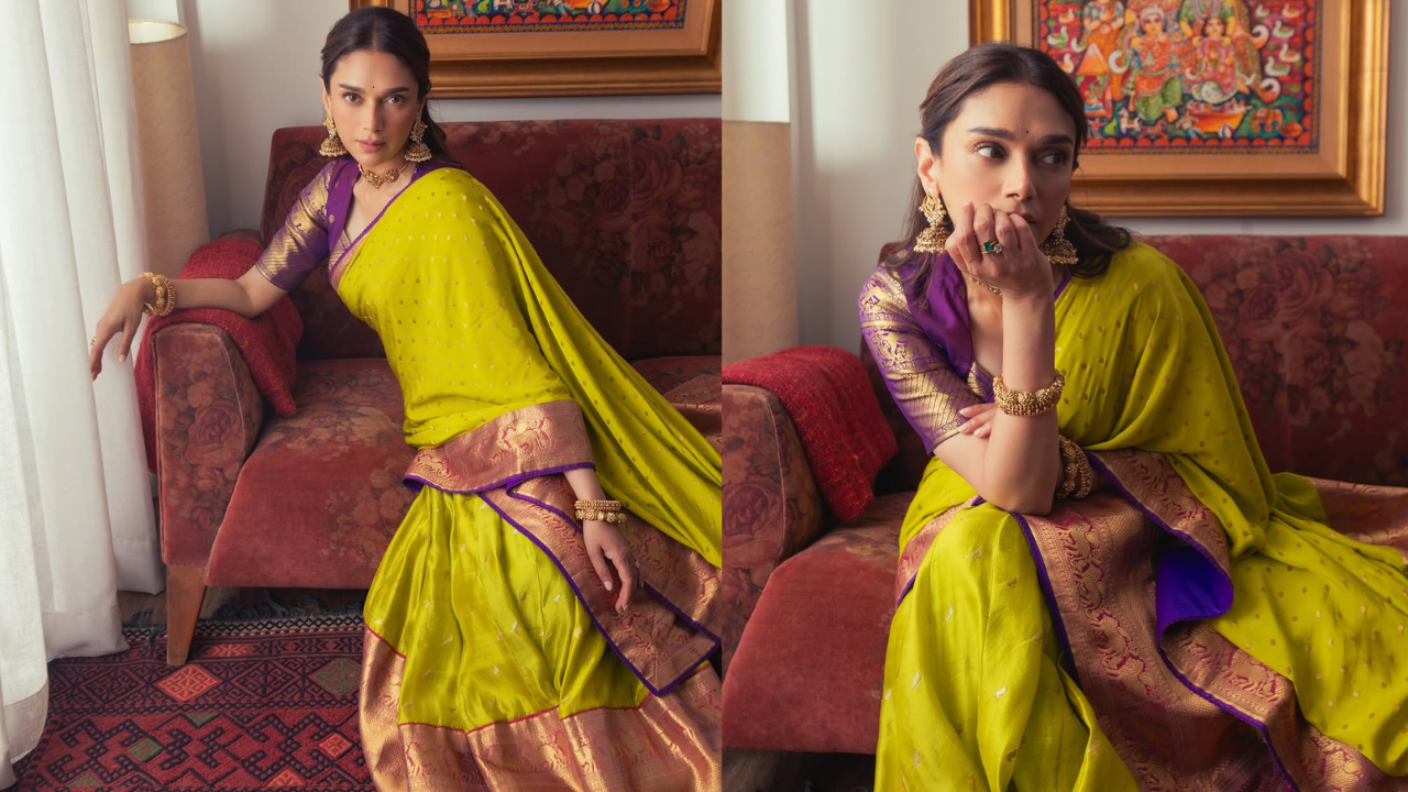 Aditi Rao Hydari’s Kanjeevaram Lehenga