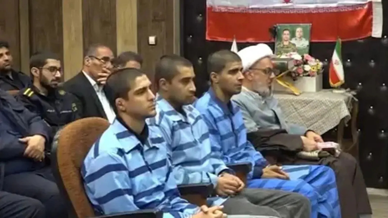 Iran executed three men on Thursday who were accused of killing police officers during protests in January