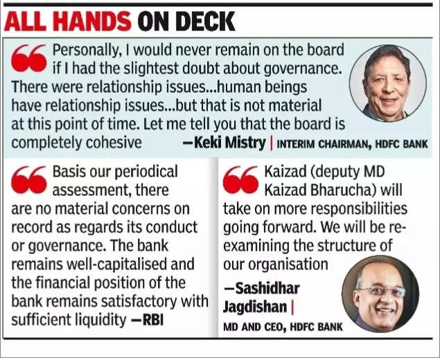 HDFC board, RBI, govt enter firefighting mode