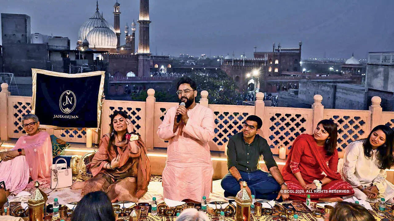 Guests shared festive memories sitting around the dastarkhwan