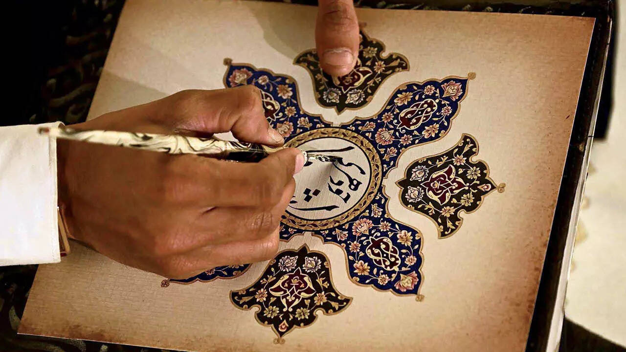 Guests were also treated to personalised calligraphy takeaways