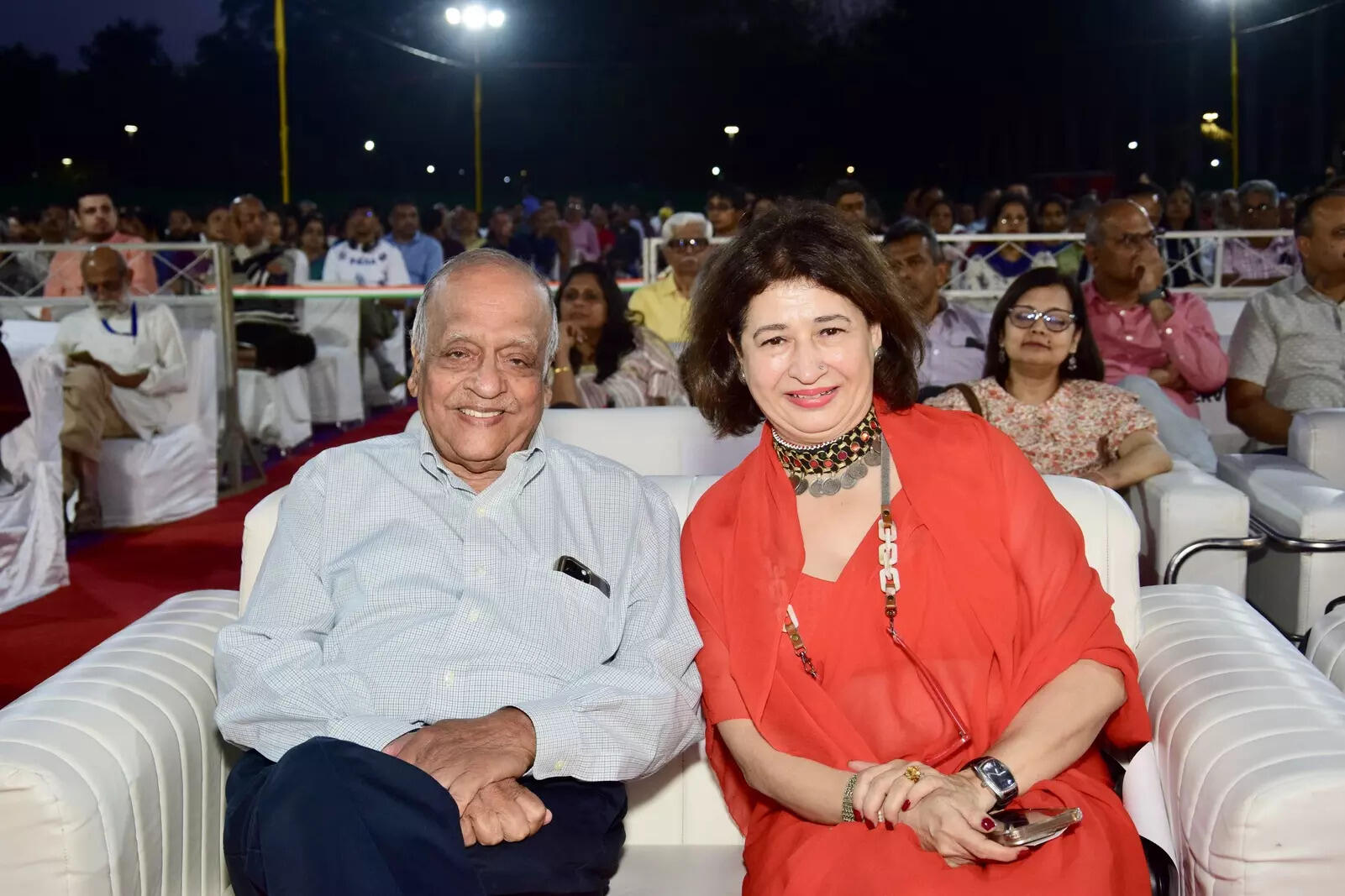 Arun Bharat Ram with Rashmi Malik Arun Bharat Ram with Rashmi Malik