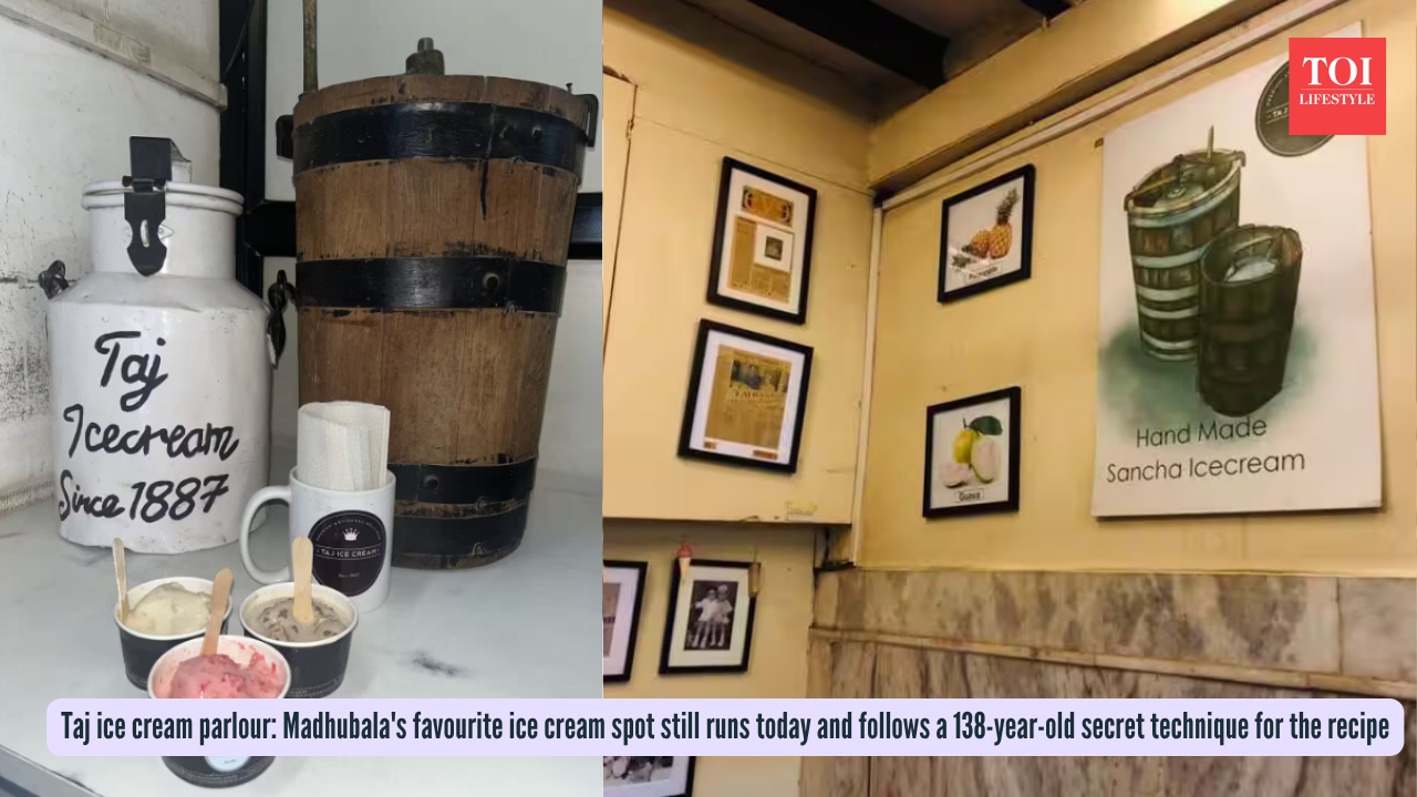 Taj ice cream parlour: Madhubala's favourite ice cream spot still runs today and follows a 138-year-old secret technique for the recipe