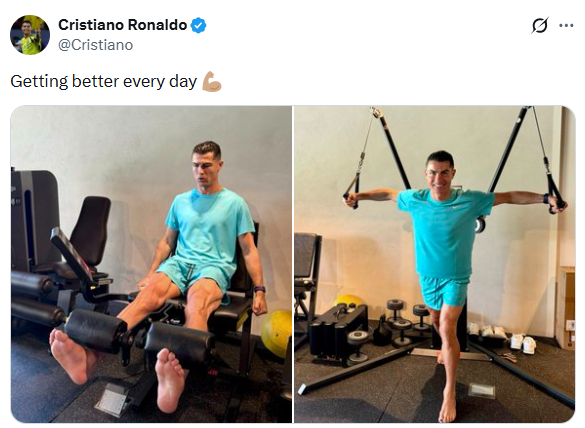 Ronaldo post