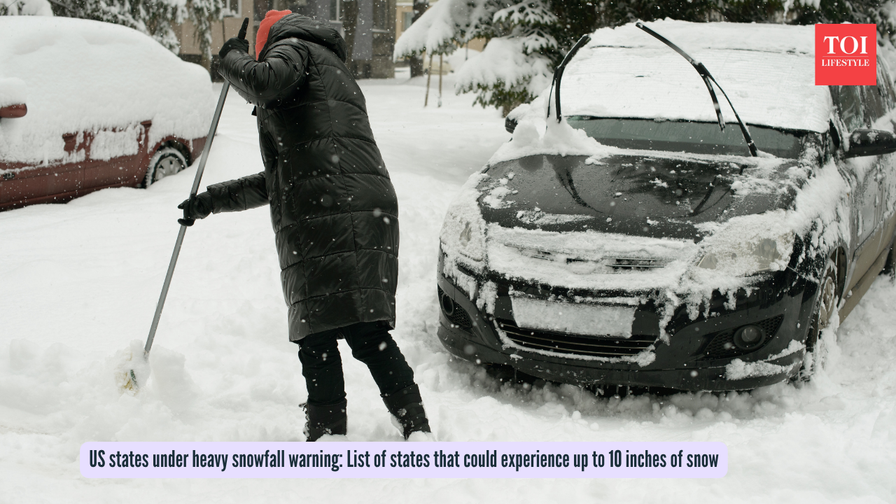  List of states that could experience up to 10 inches of snow