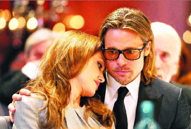 Angelina Jolie and Brad Pitt