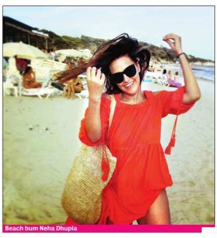 Neha Dhupia: International Affair: Neha Dhupia's partying shots in Ibiza