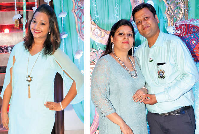 (L) Shivani Bhansali (R) Silky and Rahul Agrawal (BCCL/ Unmesh Pandey)