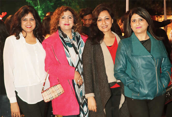 (L-R) Sonia Didwania, Pooja Madhok, Shweta & Sheetal Khanna  (BCCL/ Unmesh Pandey)