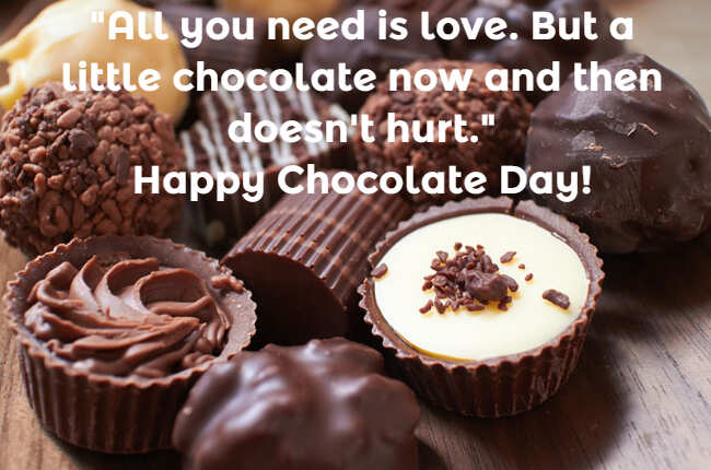 Chocolate day messages