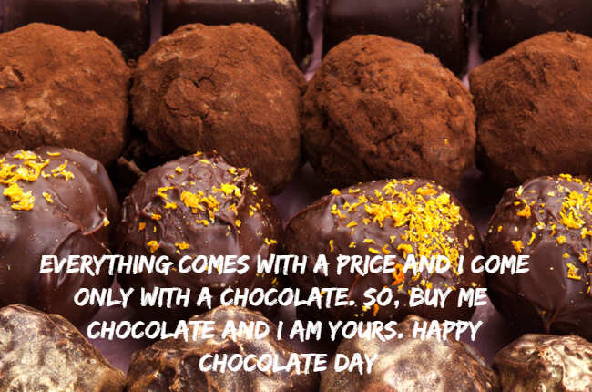 Chocolate day quotes