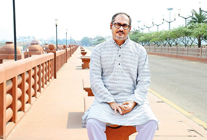 Abhinav Kashyap at Ambedkar Park, Gomti Nagar, Lucknow (BCCL/ Aditya Yadav)