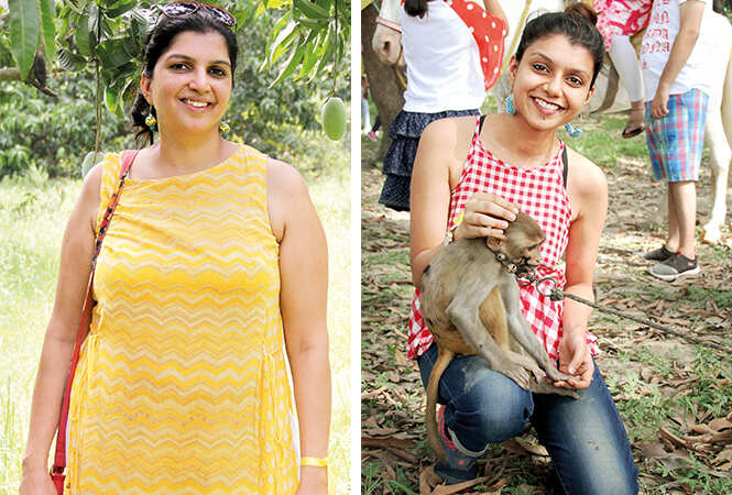 (L) Jyotsna Habibullah (R) Kadambari Goel (BCCL/ Aditya)