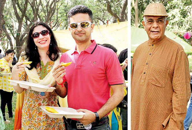 (L) Simonal and Asheesh Kapur (R) Wajahat Habibullah (BCCL/ Aditya)