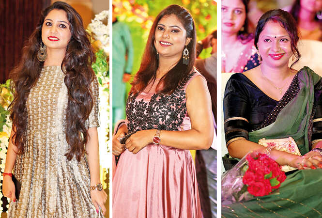 (L) Purvi Yadav (C) Saloni Yadav (R) Soumya Shukla (BCCL/ Aditya Yadav)
