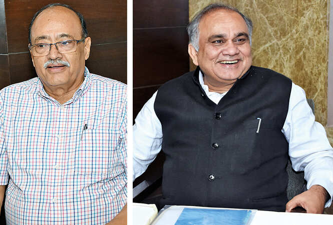 (L) Atul Kumar Gupta (R) Dr Anup Chandra Pandey (BCCL/ Farhan Ahmad Siddiqui)