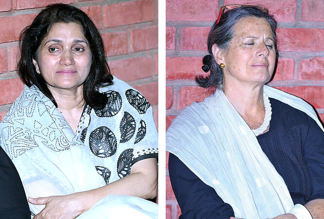Dr Nuzhat Husain and Paola ManFredi (BCCL)