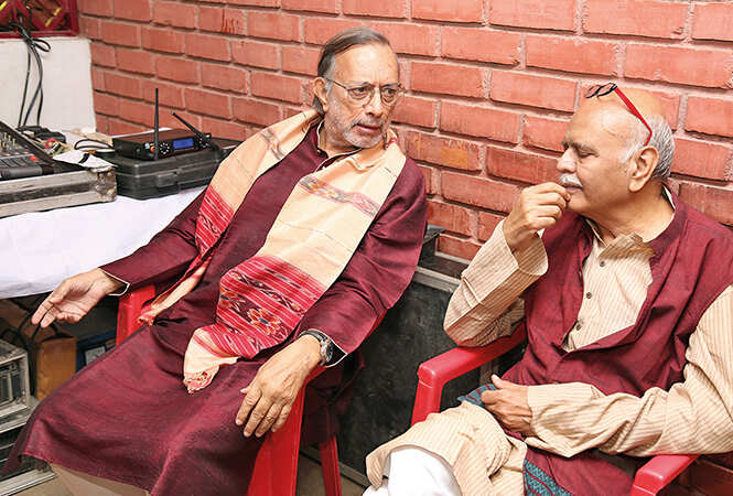Amit Mukherji (L) and Saleem Kidwai (BCCL)