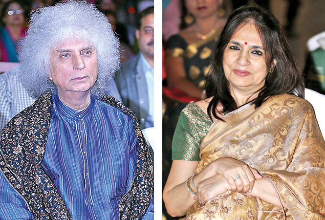 (L) Pt Shiv Kumar Sharma (R) Sandhya Narain (BCCL/ Aditya Yadav)