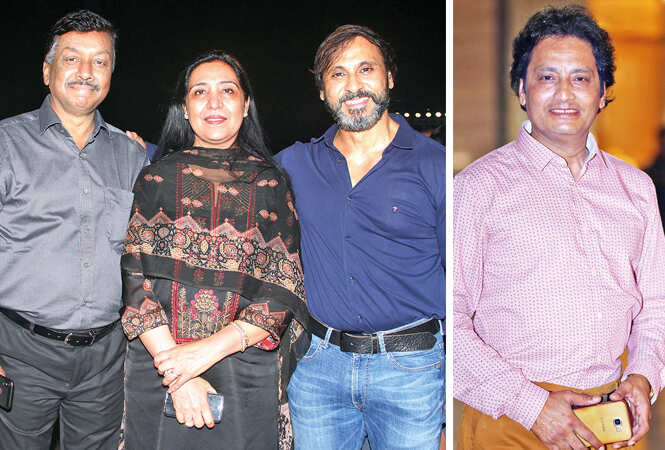 (L) Sajal, Sangeeta Banerjee and GP Singh (R) Tuhin Banerjee (BCCL/ Aditya Yadav)