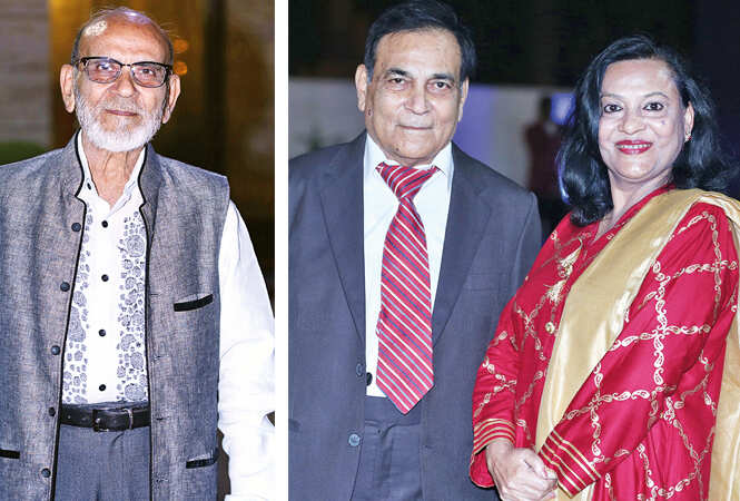 (L) Athar Nabi (R) Zafar Nabi and Farida Yasmin (BCCL/ Aditya Yadav)