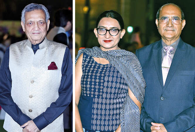 (L) Lalit Khaitan (R) Asma Hussain and Anis Ansari (BCCL/ Aditya Yadav)