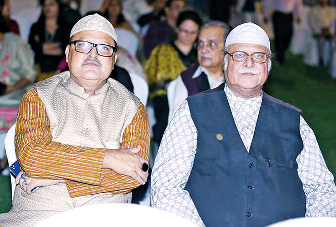 Masood  Abdullah (L) and Nawab Jafar Mir Abdullah (BCCL/ Aditya Yadav)