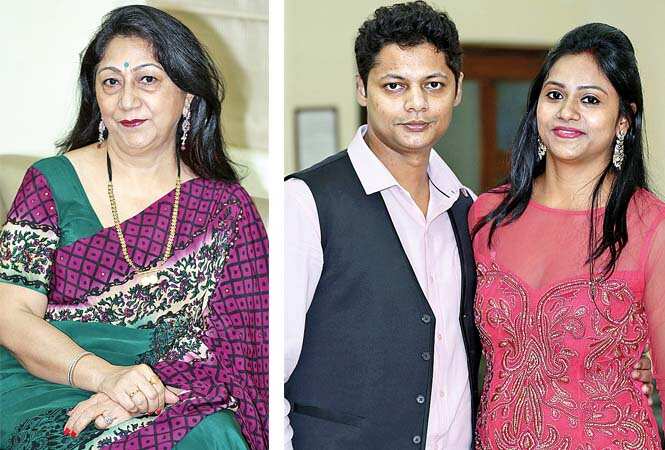 (L) Garima Ahuja (R) Pramit Chatterjee and Mili (BCCL/ Aditya Yadav)
