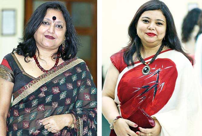 (L) Mita Chatterjee (R) Preeti (BCCL/ Aditya Yadav)