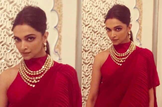 Deepika Padukone at Isha Ambani-Anand Piramal's Sangeet