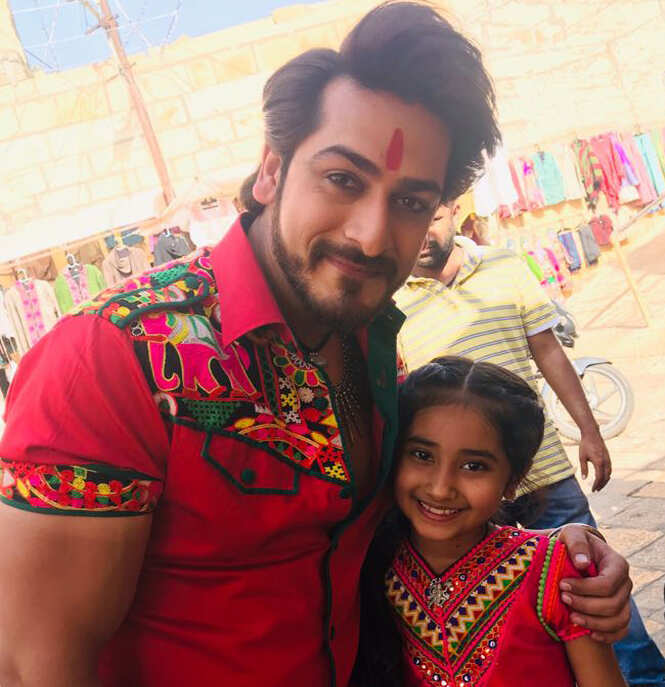 Chahat with co-actor Ankit Arora