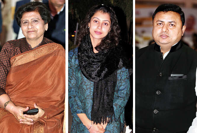 (L) Sanyukta Bhatia (C) Vasundhara (R) Anil Agarwal (BCCL/ Aditya Yadav)