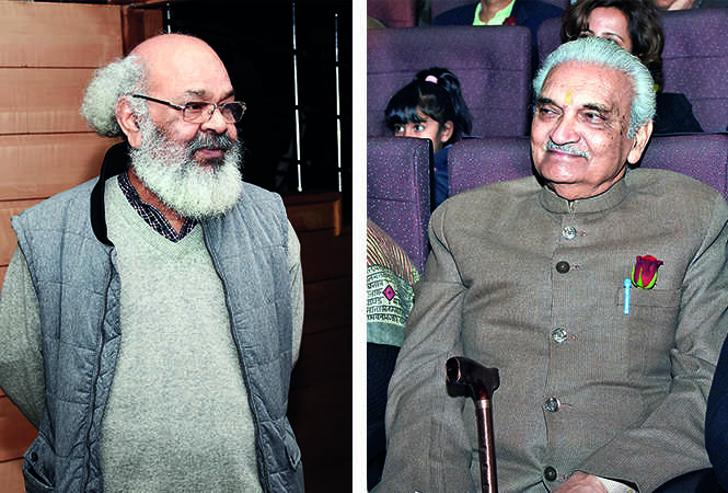 Surya Mohan and Anil Rastogi (BCCL/ Farhan Ahmad Siddiqui)