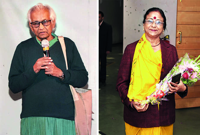 Naresh Saxena and Nutan Vasistha  (BCCL/ Farhan Ahmad Siddiqui)
