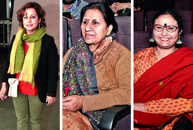 Shivanjali, Usha Rai and Veena Rana (BCCL/ Farhan Ahmad Siddiqui)
