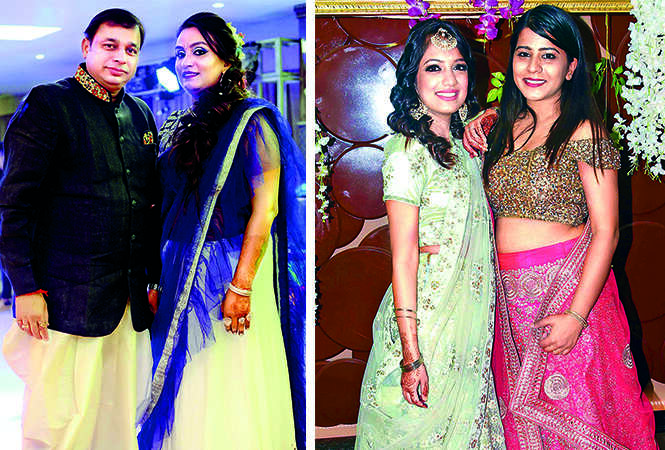 (L) Manish Goyal and Pooja Agarwal (R) Manjari Rathor and Dipali Srivastava (BCCL/ Pankaj Singh)