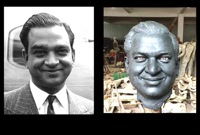 Sawai Man Singh II’s wax statue