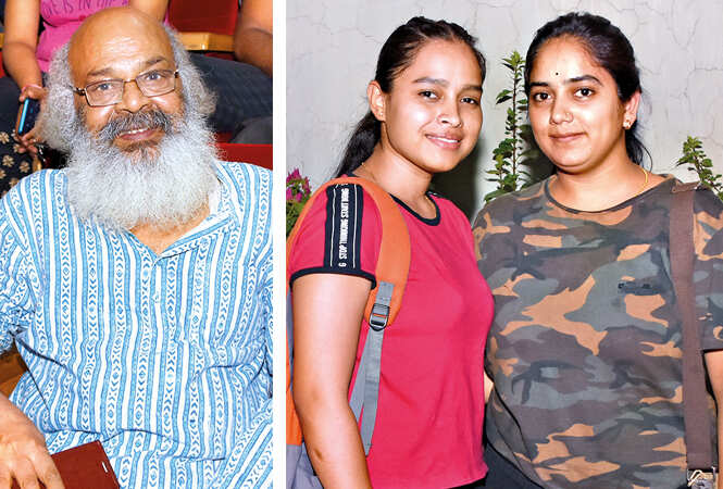 (L) Surya Mohan Kulshreshtha (R) Swati Rawat and Kavita Srivastava (BCCL/ Farhan Ahmad Siddiqui)
