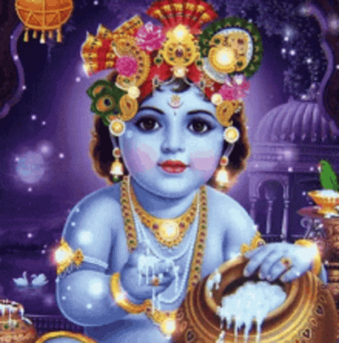 Krishna Janmashtami GIFs and Images (4)
