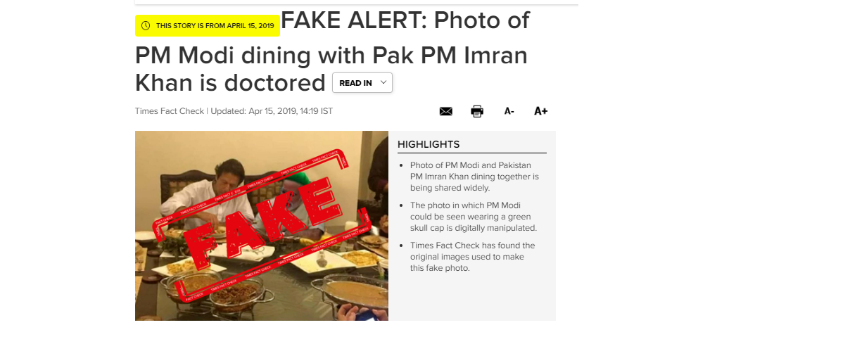 Times Fact Check Report